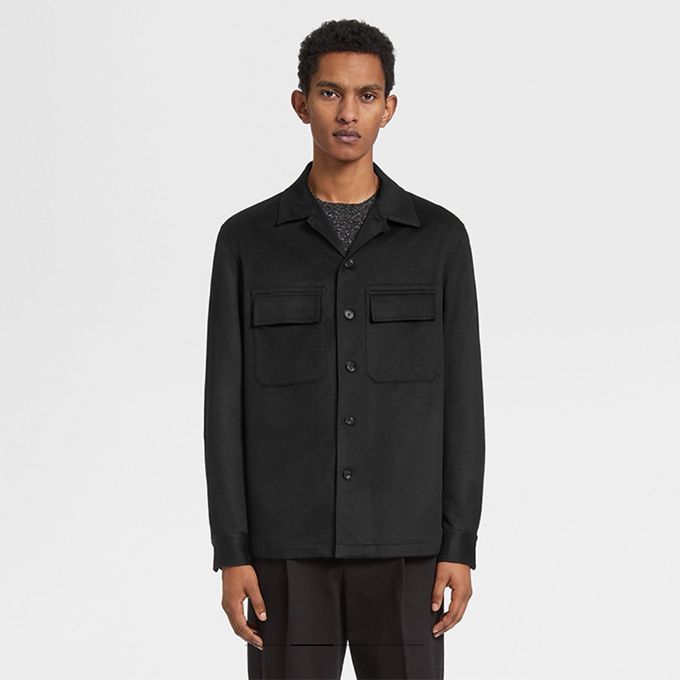 zegna oasi cashmere alba overshirt